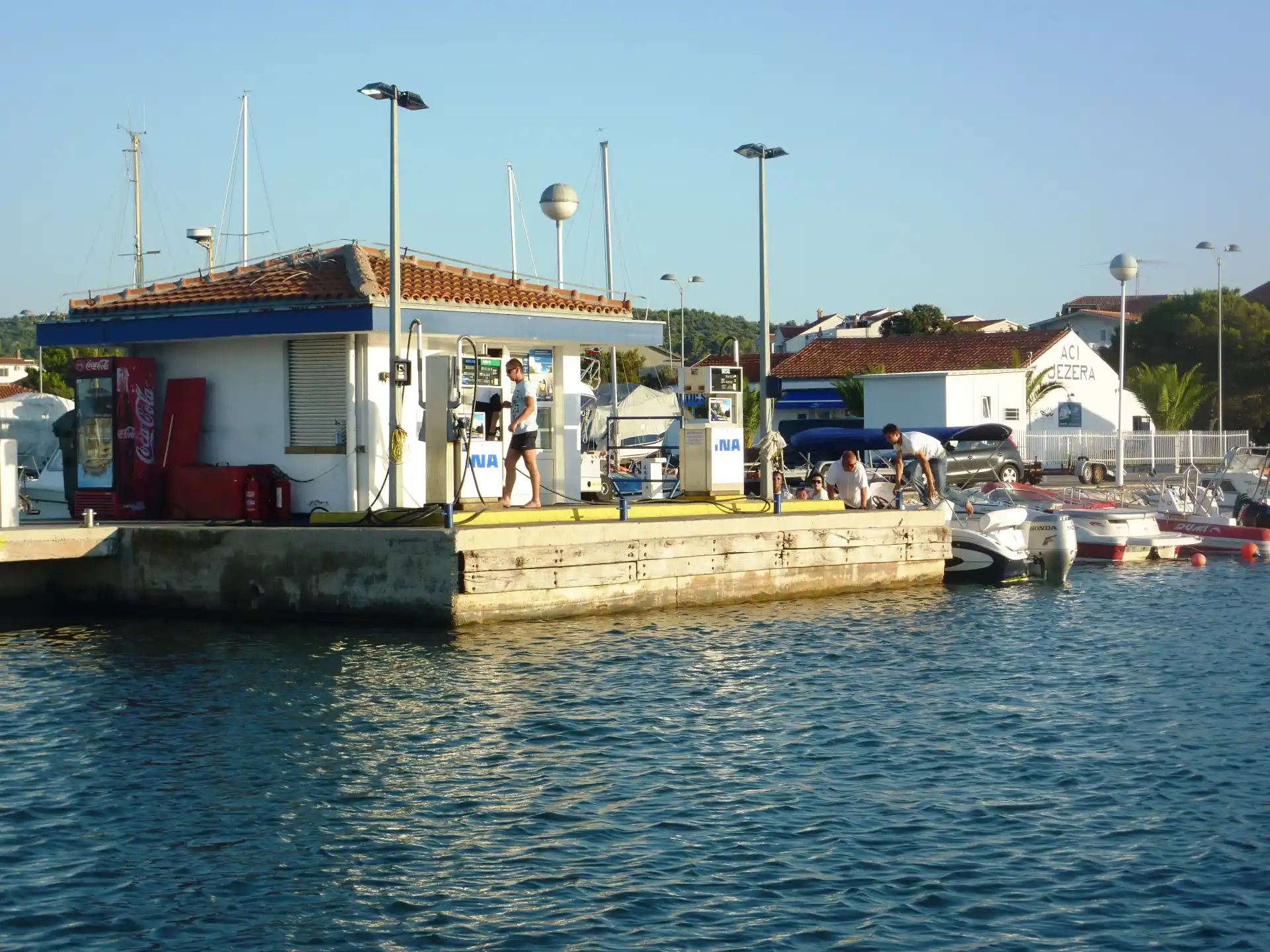 Bootstankstellen in Kroatien - See-Tankstelle